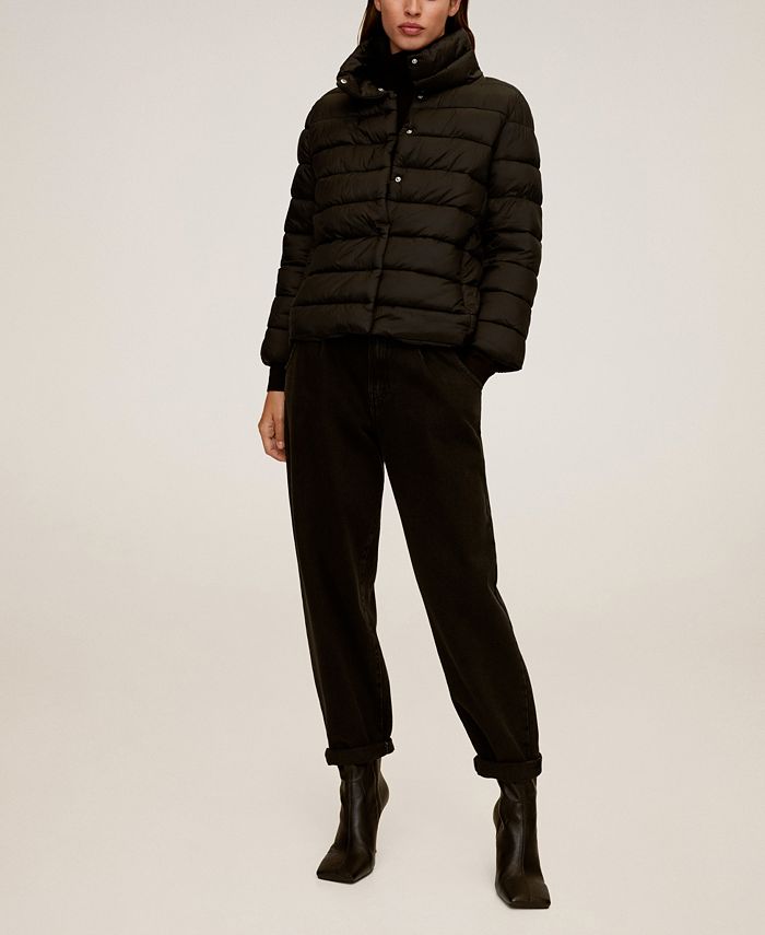 MANGO Quilted Jacket Macy's