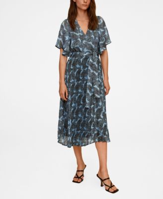 bcbg mixed print bodycon dress