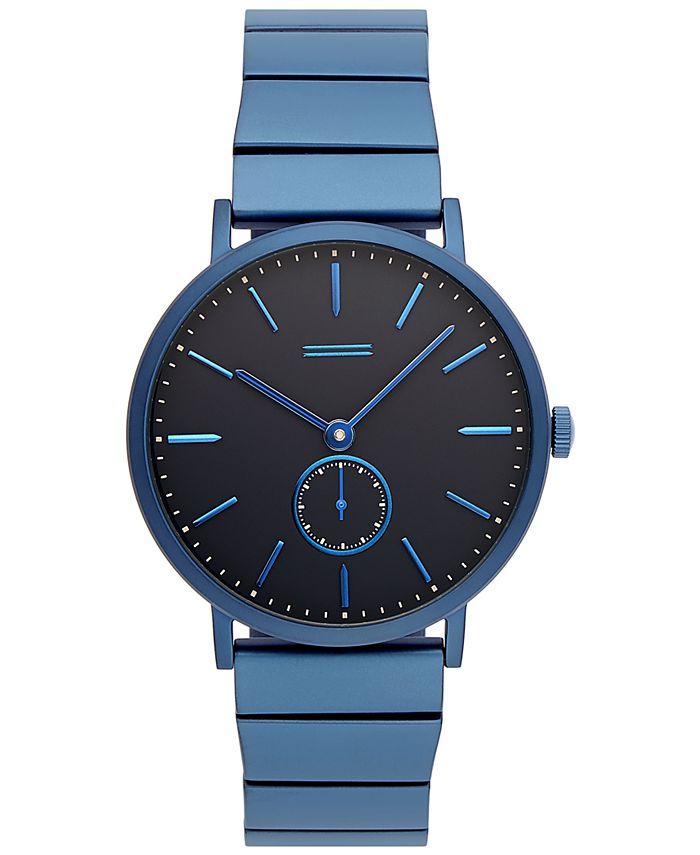 Uri Minkoff Norrebro Men s Blue Stainless Steel Bracelet Watch