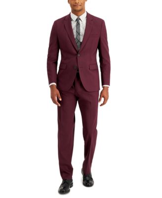 macy's red suit mens