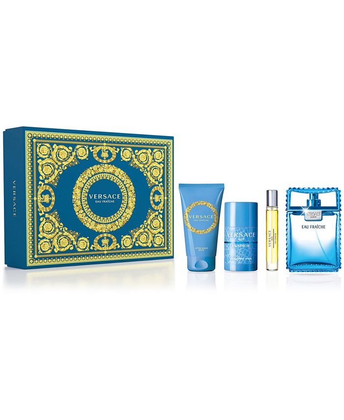 Versace Men's 4Pc. Eau Fraîche Eau de Toilette Gift Set Macy's