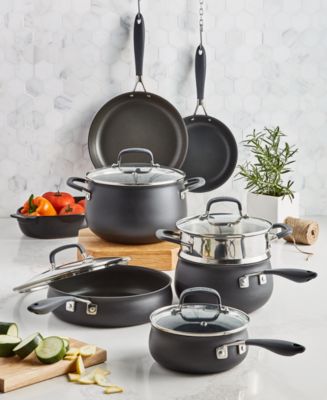 All-Clad D3 Stainless Steel Cookware Set, 10 Piece - Macy's