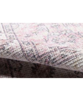 Helena HEL-4 Pink 2'6" x 8' Runner Rug