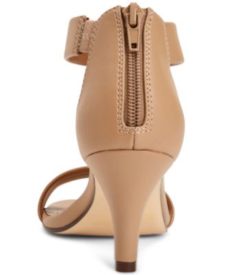 Women's Paycee Two-Piece Mid-Heel Dress Sandals, Created for Macy's