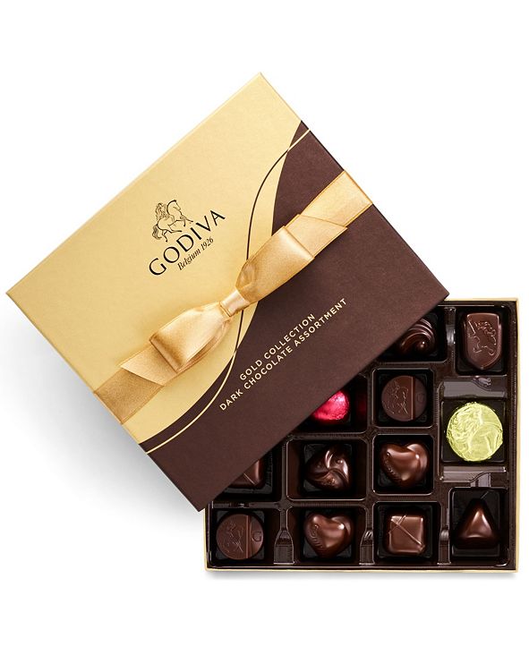 Godiva 15Piece Box of Dark Chocolates & Reviews Food & Gourmet Gifts