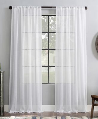 Slub Textured Curtain, 52" x 95"