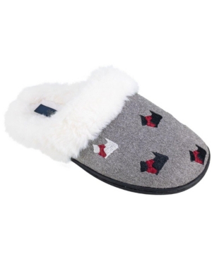 image of Women-s Scottie Dog Scuff Slipper