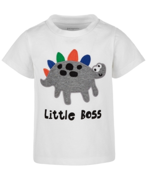 image of First Impressions Toddler Boys Little Boss Cotton T-Shirt, Created for Macy-s