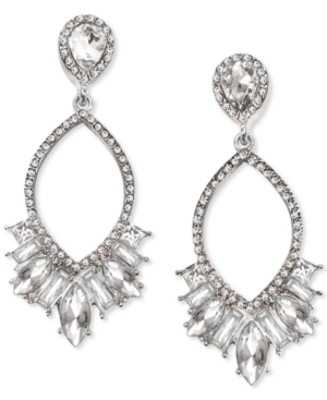image of Inc Multi-Crystal Open Drop Earrings, Created for Macy-s