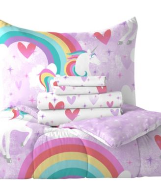Unicorn Rainbow 5-Pc. Comforter Set, Twin