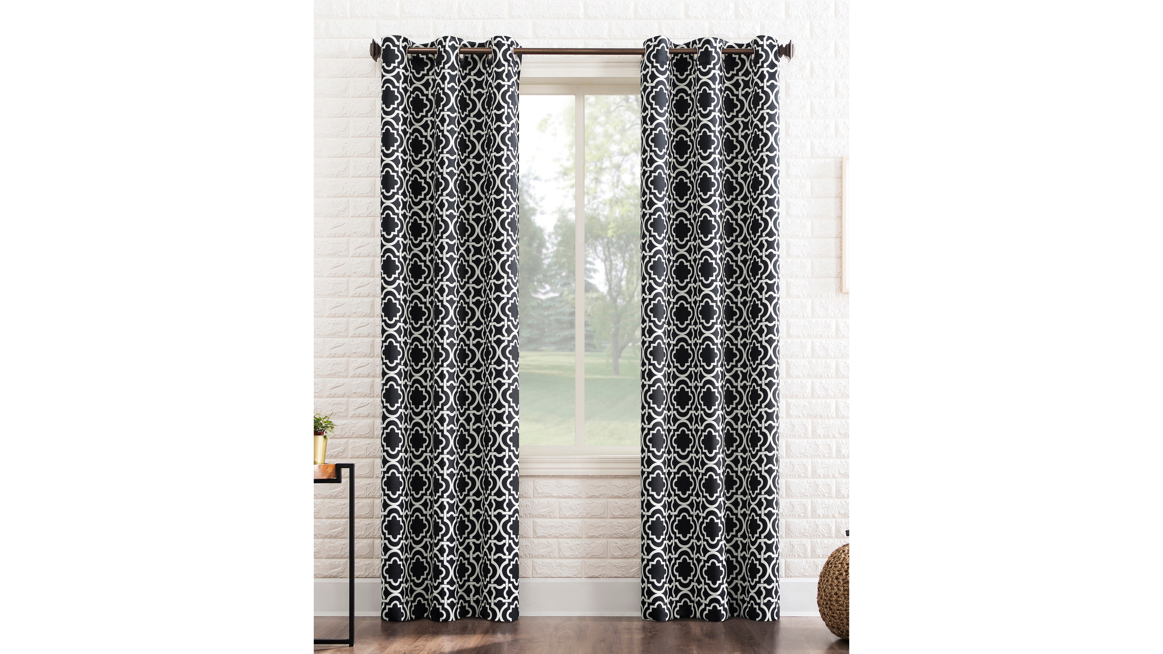 Barnett Trellis Blackout Grommet Curtain Panel