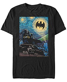 Men's Batman Stary Short Sleeve T-shirt
