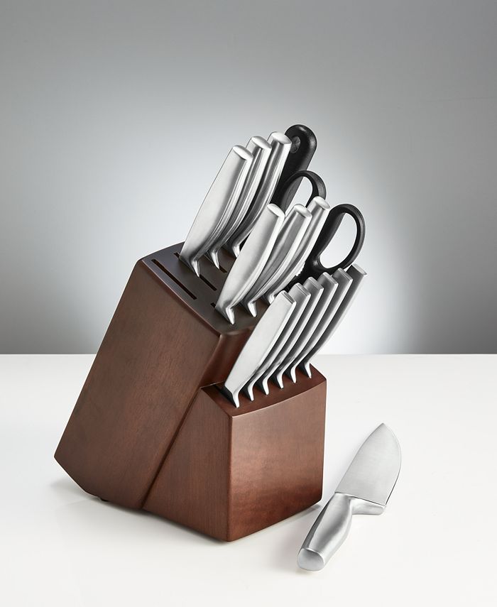 Belgique 16Pc. Knife Block Set, Created for Macy's Macy's