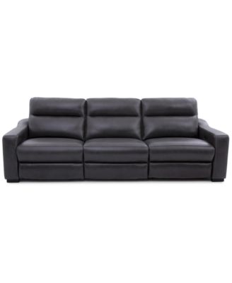 Gabrine 3-Pc. Leather Sofa with 2 Power Recliners, Created for Macy's
