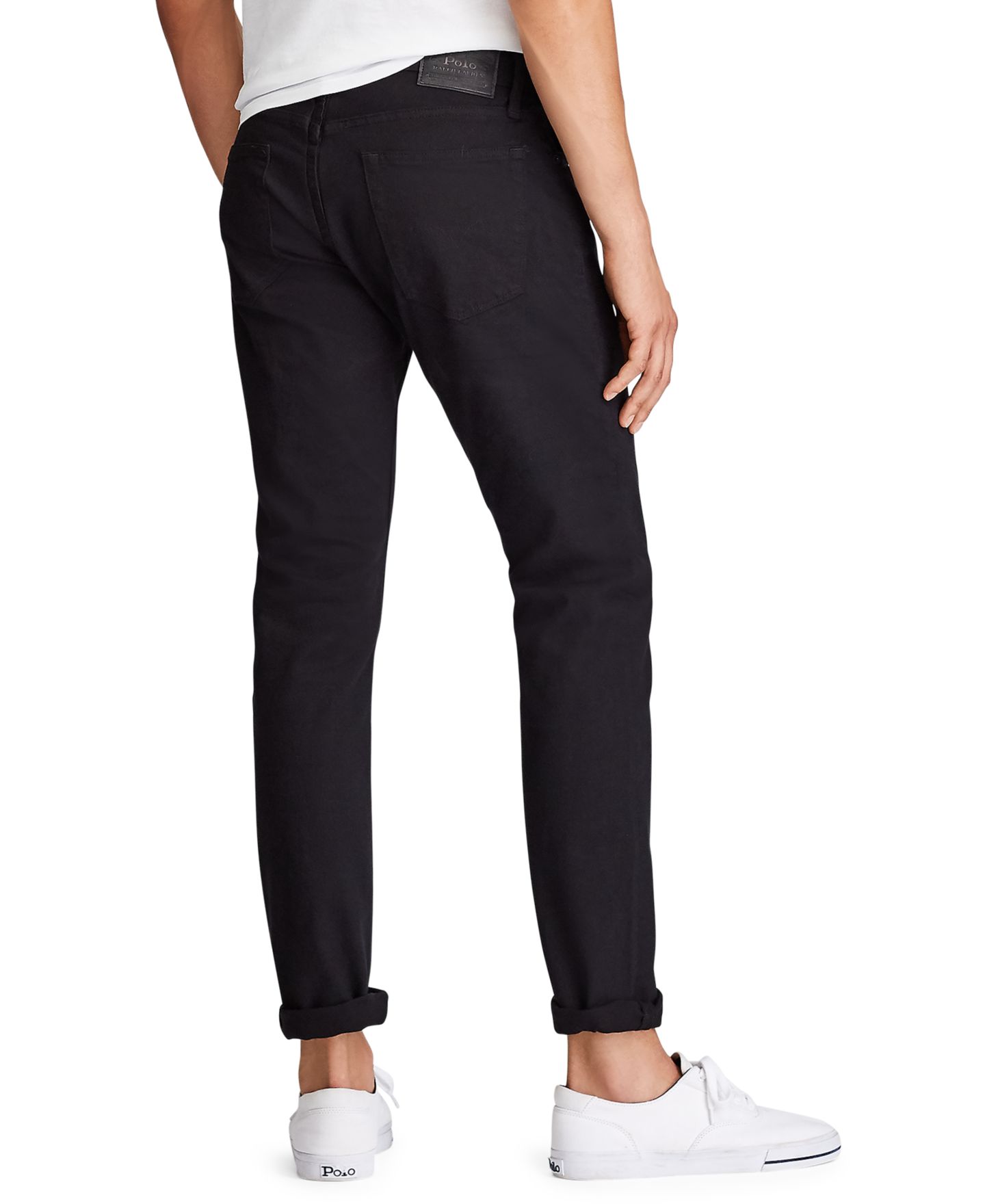 Мужские джинсы Polo Ralph Lauren Sullivan Slim Stretch, цвет: Чёрный — фото 9