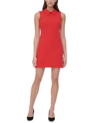 collared sheath dress