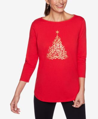 macys womens holiday tops