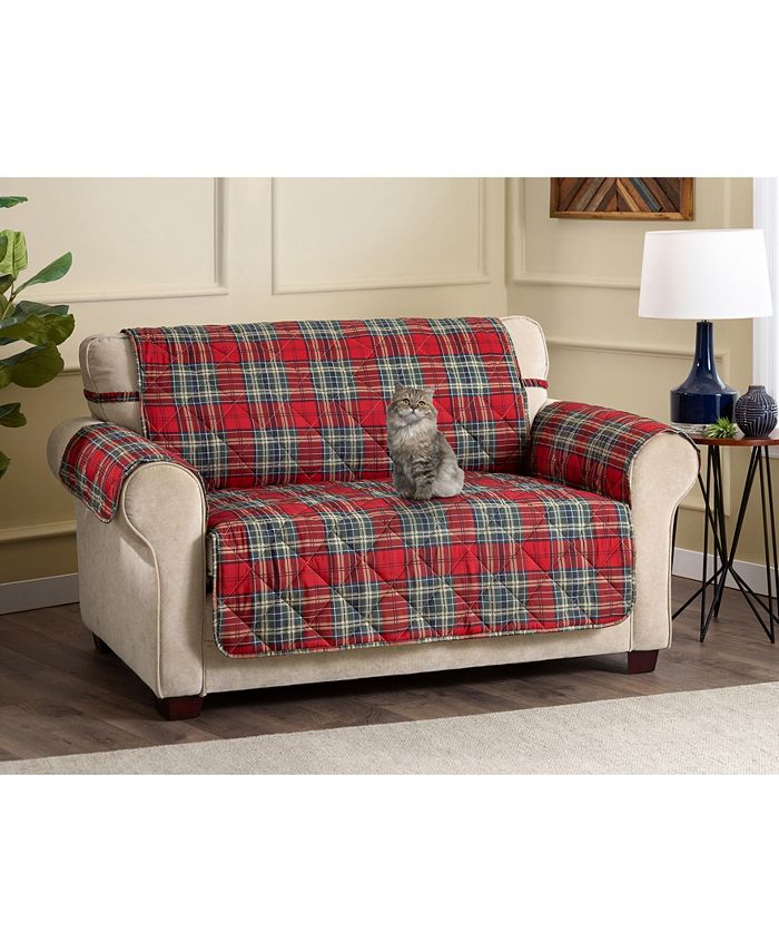 P/Kaufmann Home Tartan Plaid Loveseat Cover Macy's