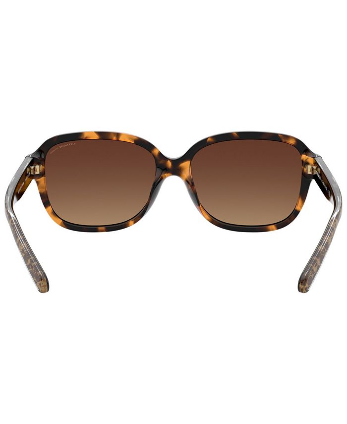 COACH Women's Polarized Sunglasses, HC8298U 57 L1153 Macy's