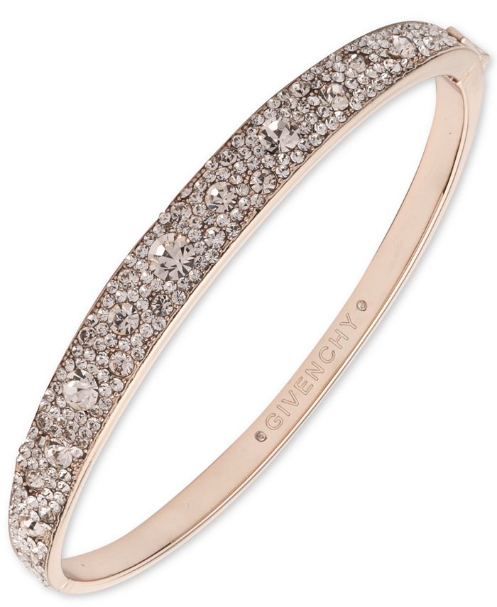 Givenchy Scattered Crystal Bangle Bracelet - Macy's
