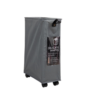 Mind Reader Slim Rolling Hamper Laundry Hamper with Wheels