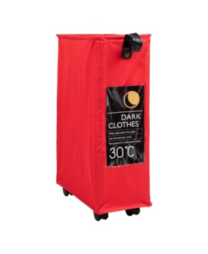 Mind Reader Slim Rolling Hamper Laundry Hamper with Wheels