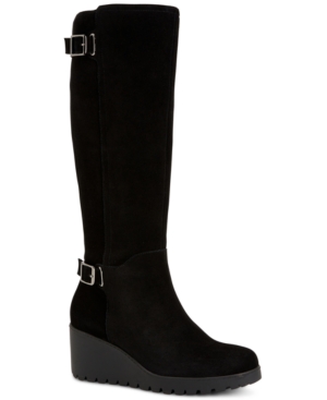 image of Giani Bernini Women-s Memory Foam Wide-Calf Sannaa Boots, Created for Macys Women-s Shoes