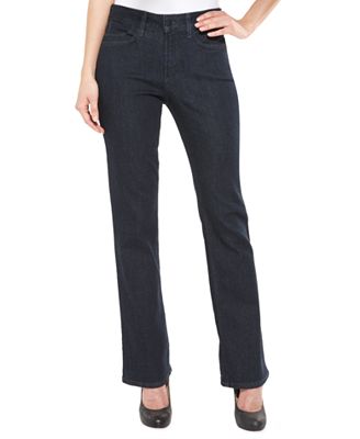 NYDJ Petite Barbara Bootcut Jeans, Dark Enzyme Wash - Jeans - Women ...