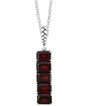 image of Effy Rhodolite Garnet Vertical Bar 18