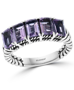 image of Effy Amethyst Statement Ring (2-7/8 ct. t.w.) in Sterling Silver