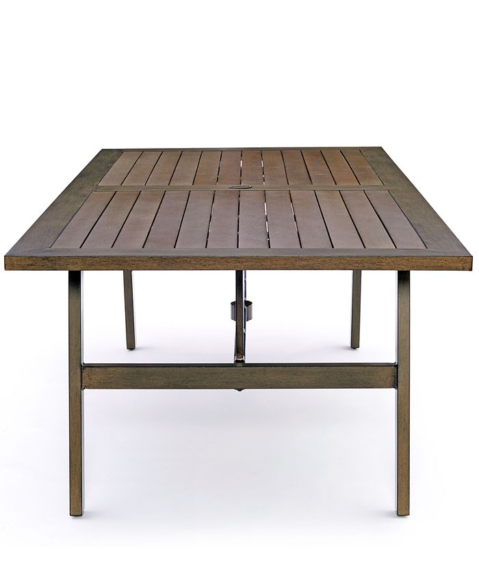 Agio Kathan 84" x 42" Rectangle Aluminum Outdoor Dining Table , Created