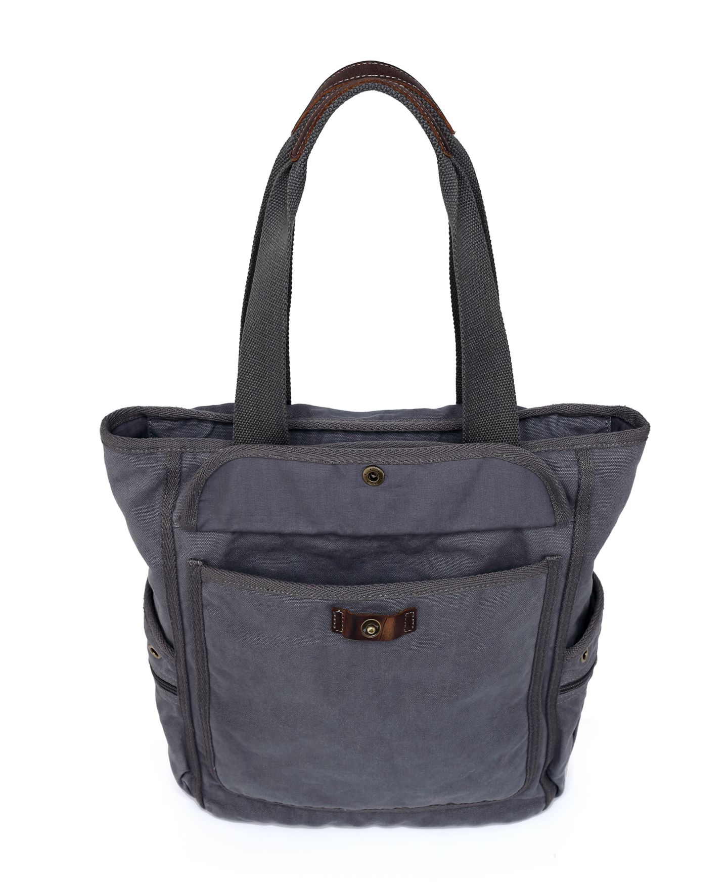 Женская сумка TSD BRAND Atona Canvas, цвет: Серый — фото 10