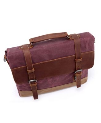 Stone Creek Waxed Canvas Briefcase
