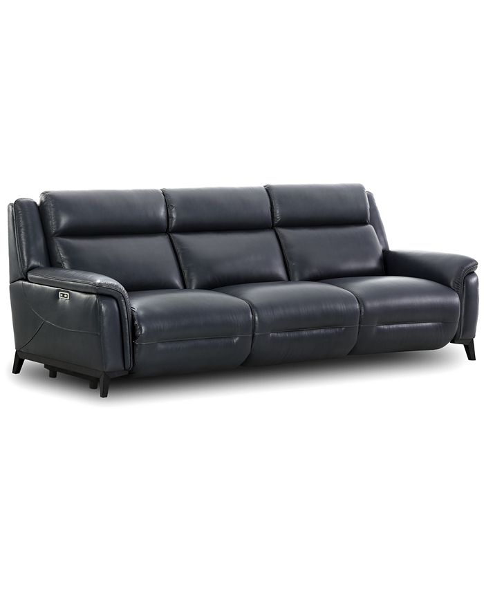 Furniture CLOSEOUT Lond 3 Pc. Leather Sectional with 2 Power
