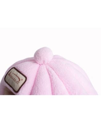 pumpkin Like House Cat Bed For Indoor Cats, Tent with Removable Washable Cushioned Pillow C95GFS Soft PInk