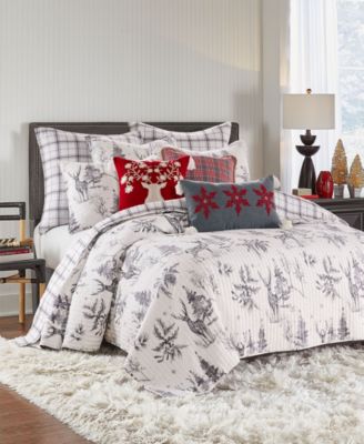 Sleigh Bells Quilted Sham, Standard