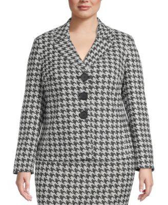 Kasper houndstooth jacket best sale