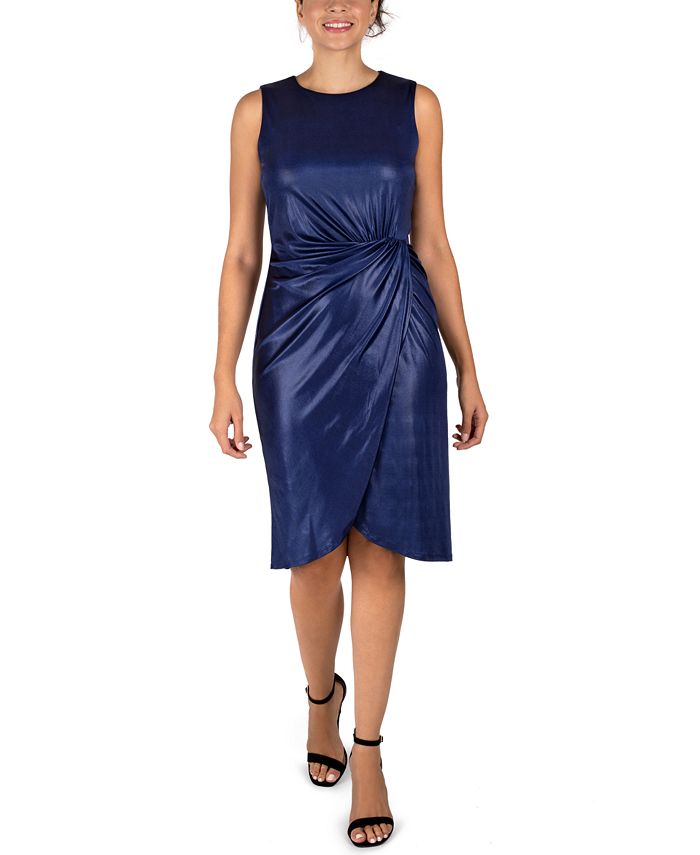 Donna ricco shop navy dress