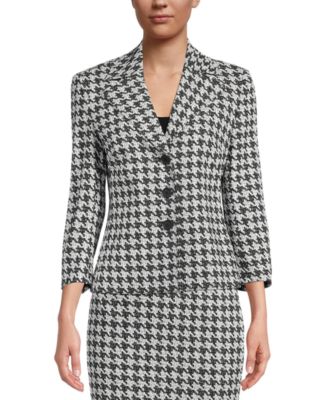 kasper houndstooth jacket