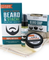 Rinse Bath & Body Co. Beard & Stache Kit - Blue