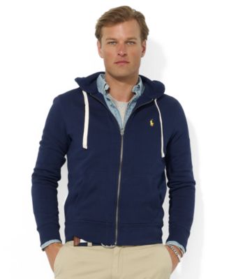 Polo Ralph Lauren Men's Full-Zip Fleece Hoodie - Cruise Navy - XL