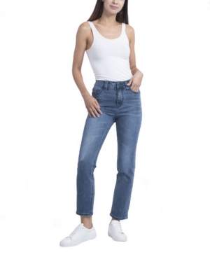 image of Rubberband Stretch Women-s Straight Jeans