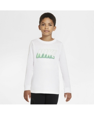 image of Nike Big Boys Sportswear Long-Sleeve T-shirt