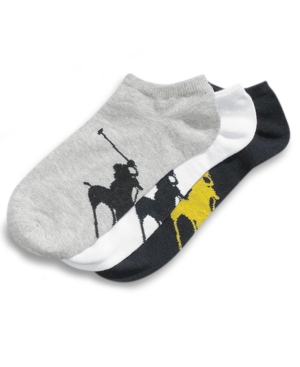 Polo Ralph Lauren Men's Socks Athletic Big Polo Player Sole Men's Socks 3-Pack