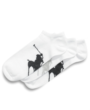 Polo Ralph Lauren Men's Socks Athletic Big Polo Player Sole Men's Socks 3-Pack