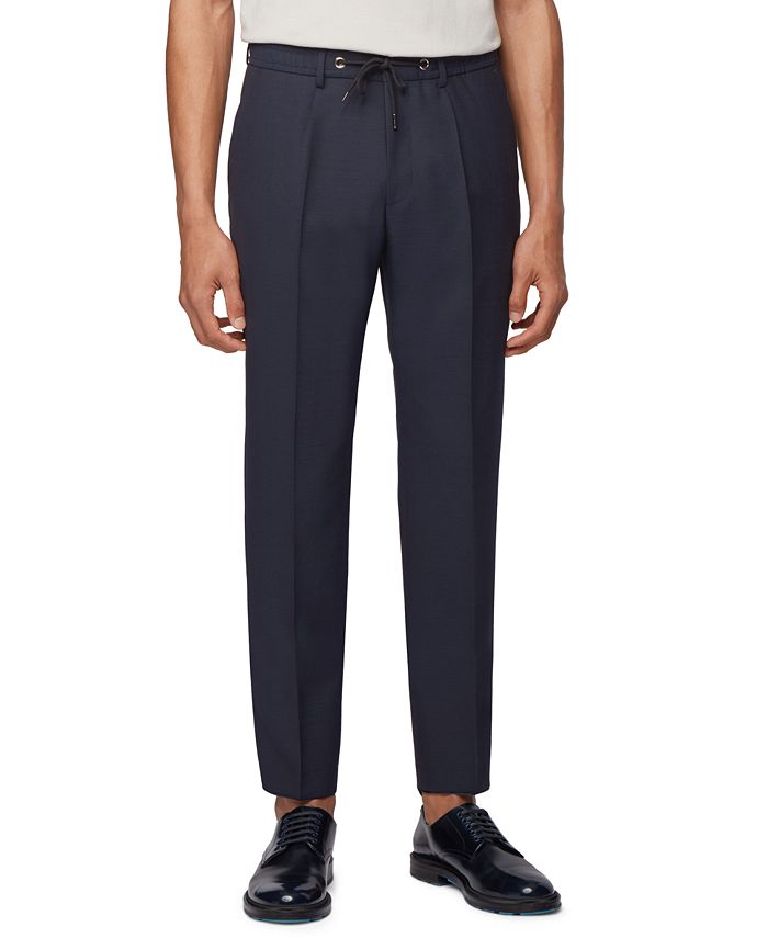 Hugo Boss Men's Bardon Slim-Fit Trousers - Macy's