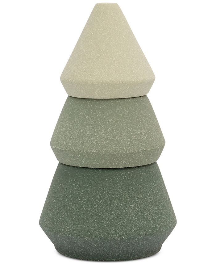 Paddywax Cypress & Fir Ceramic Tree 3pc Stacked Candle Macy's