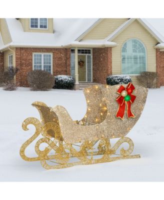 National Tree Company National Tree 38" Santa’s Sleigh with LED Lights