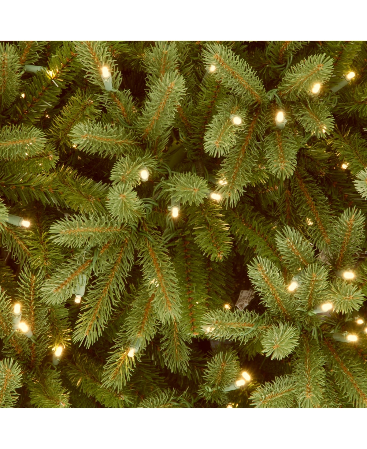 National Tree Feel Real Jersey Fraser Fir Slim Tree with 700 Clear Lights
