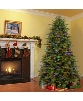 6.5' Feel Real  Princeton Fraser Fir Hinged Tree with 700 Dual Color  LED Lights &  PowerConnect™